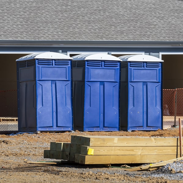 are there any restrictions on where i can place the porta potties during my rental period in Latimer Kansas